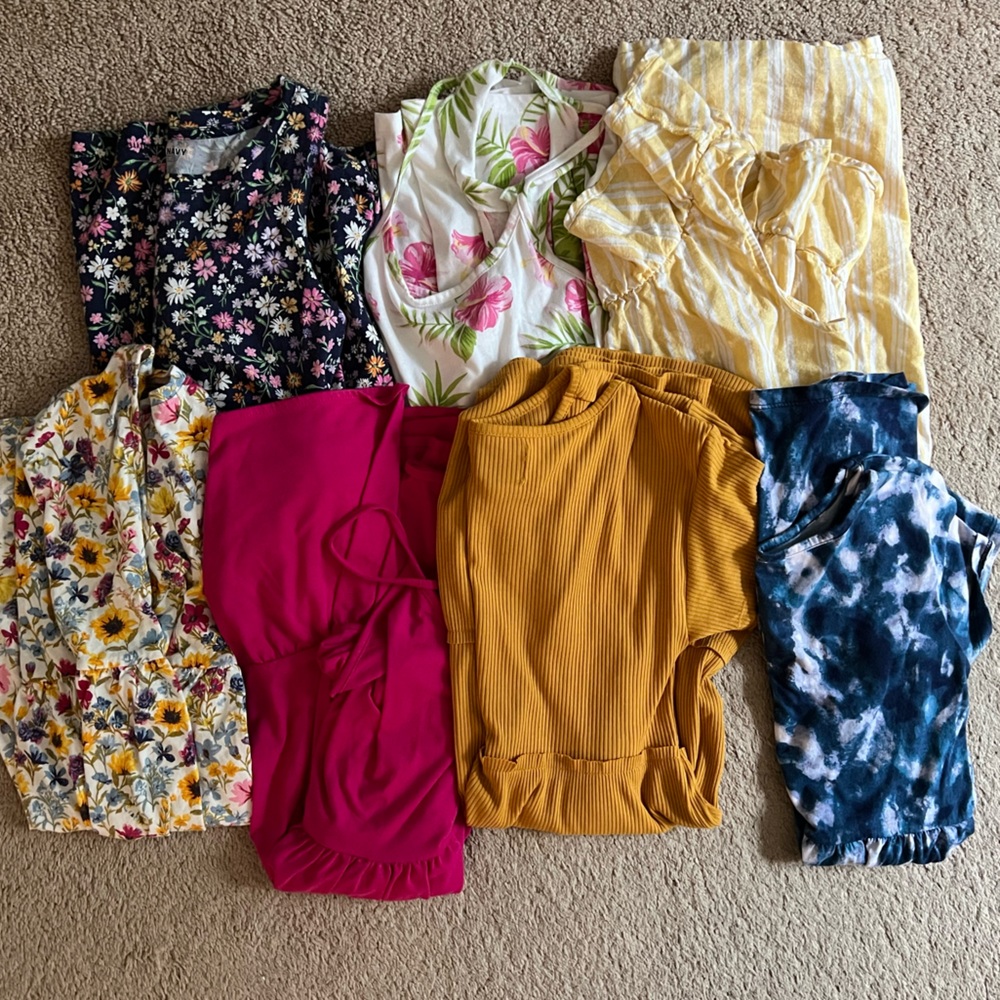 Lot of girls dresses size L 10/12 EUC